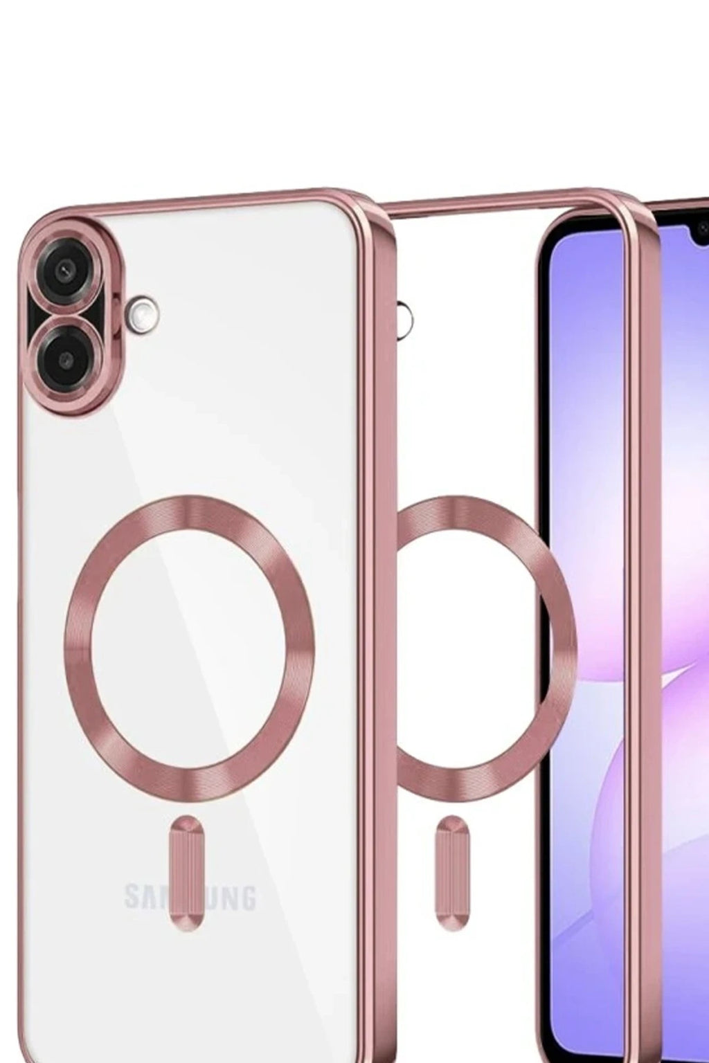 Mey İthalat® Samsung Galaxy A07 4G Kross Magneticsafe Kapak - Rose
