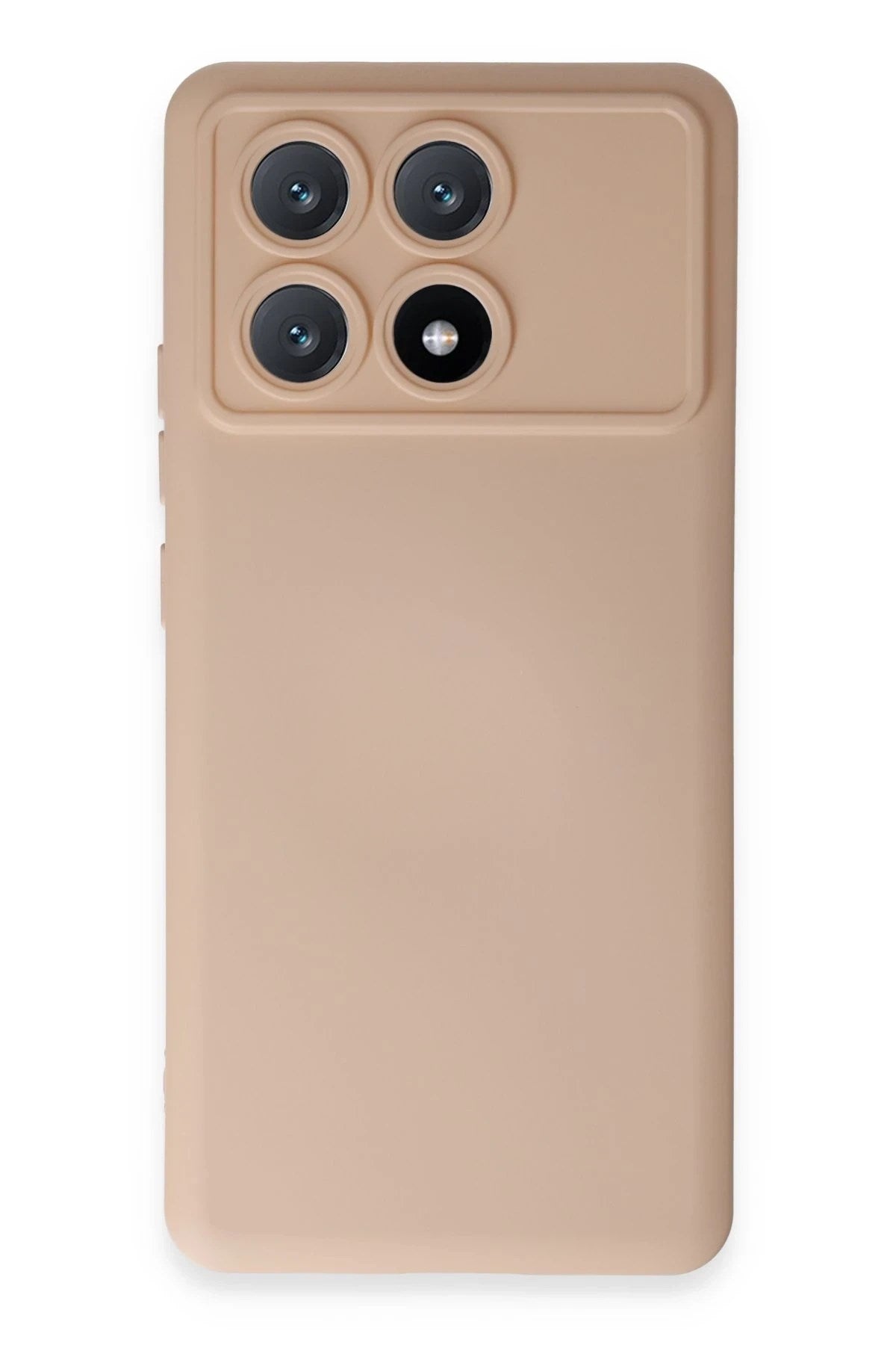 Mey İthalat® Poco X6 Pro Kılıf Nano içi Kadife Silikon - Pudra