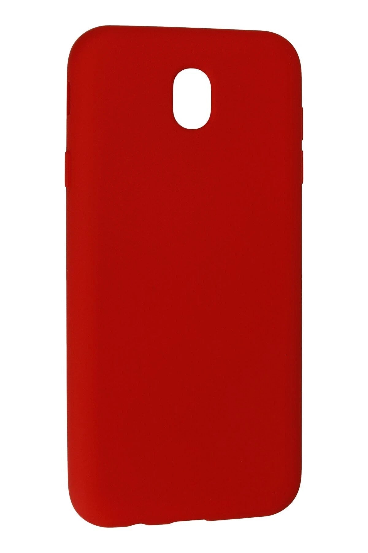 Mey İthalat® Samsung Galaxy J7 Pro / J730 Kılıf Nano içi Kadife Silikon - Kırmızı