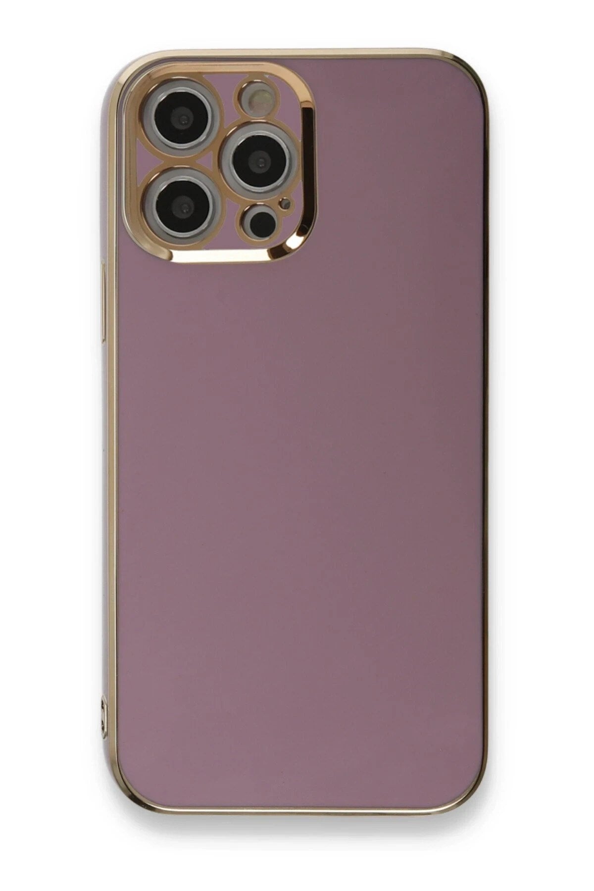 Mey İthalat® iPhone 12 Pro Kılıf Volet Silikon - Mor