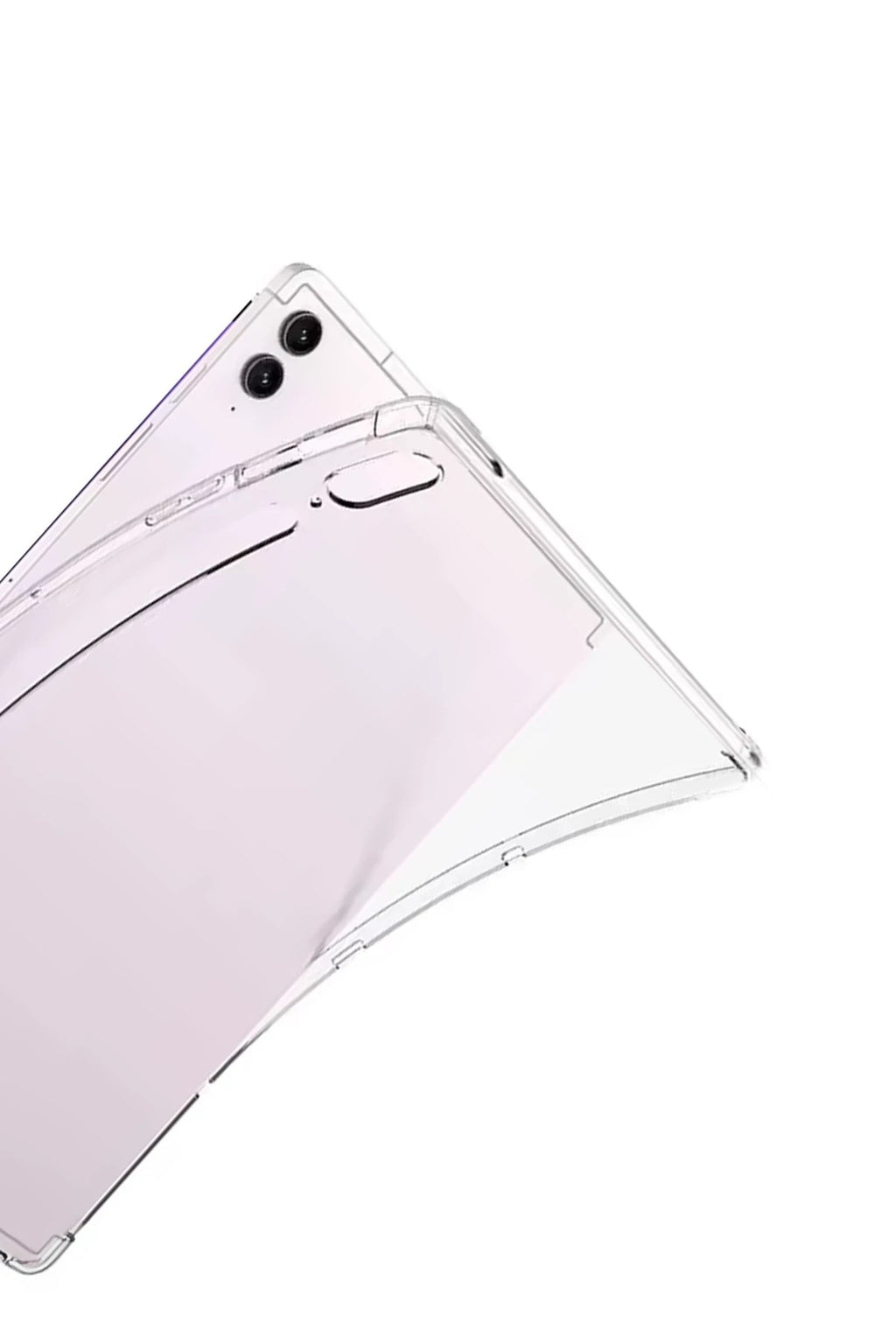 Mey İthalat® Samsung Galaxy Tab S10 FE Plus 13.1 Kılıf Anti Shock Tablet Silikon - Şeffaf