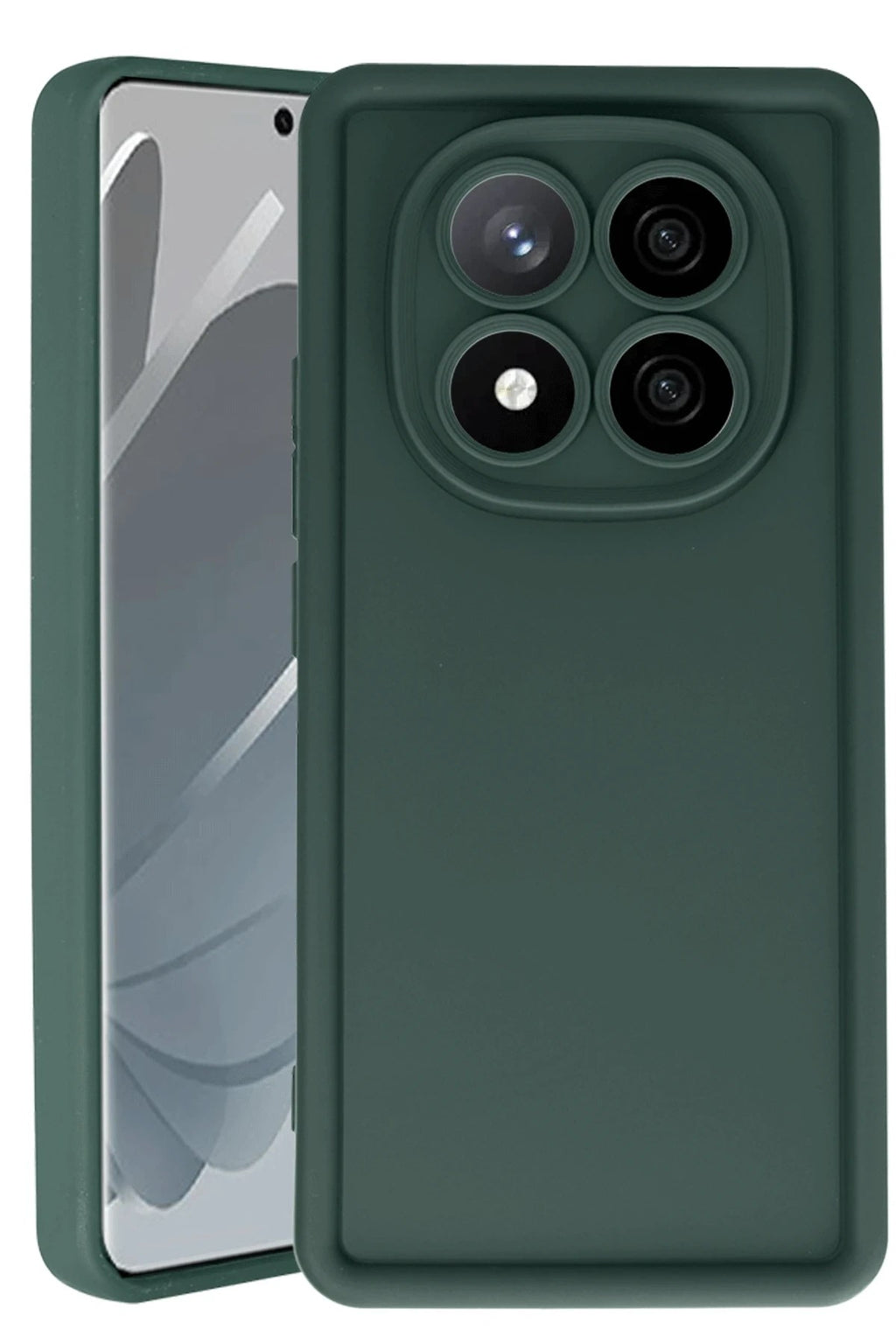 Mey İthalat® Redmi Note 14 Pro 4G Kılıf Viera Silikon - Koyu Yeşil