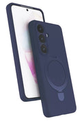 Mey İthalat® Samsung Galaxy S26 Plus Regal Magsafe Standlı Kapak - Lacivert