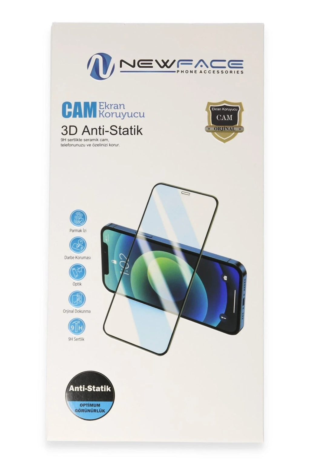 Mey İthalat® Samsung Galaxy A21S 3D Antistatik Cam Ekran Koruyucu
