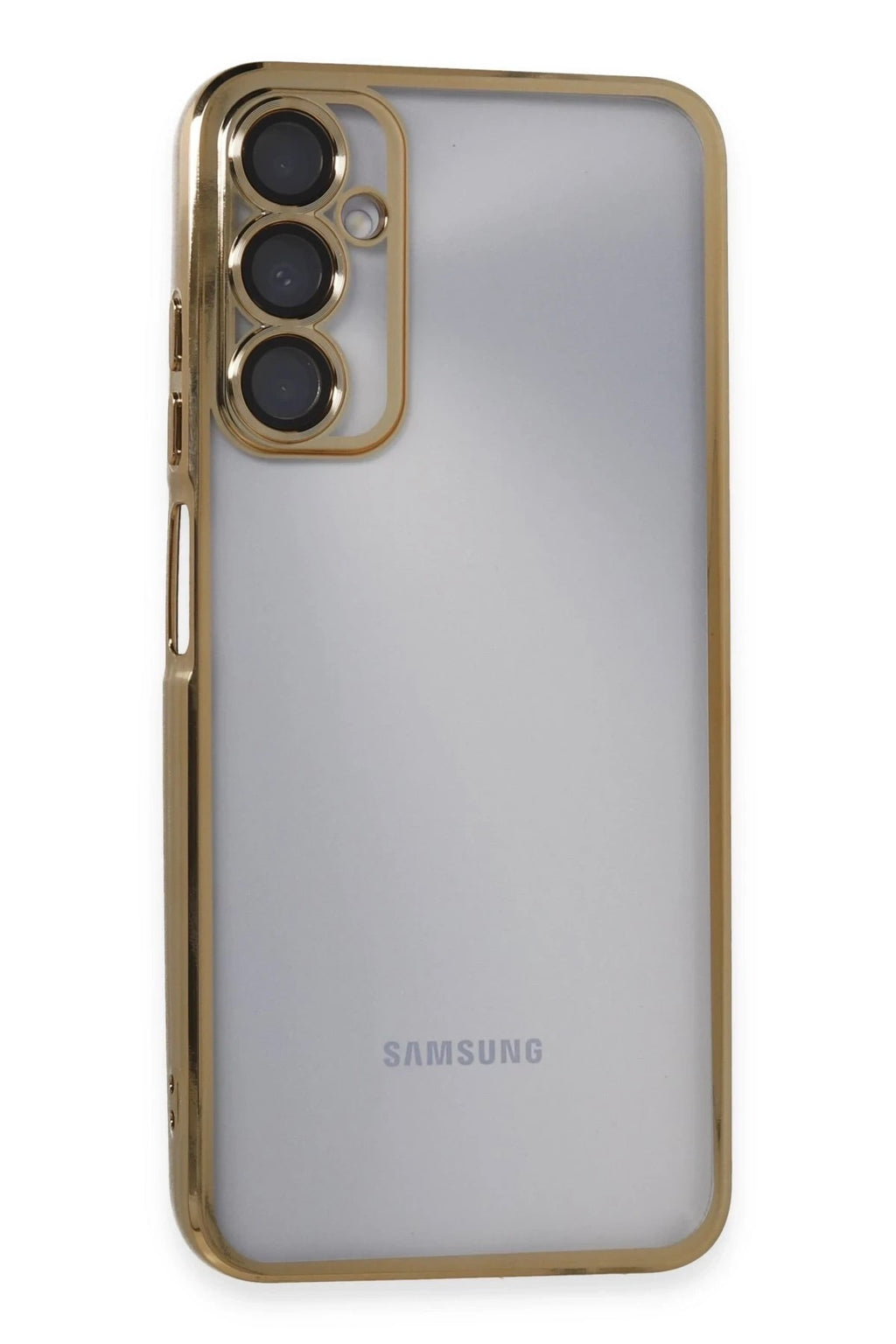 Mey İthalat® Samsung Galaxy A05S Kılıf Lensli Silikon - Gold