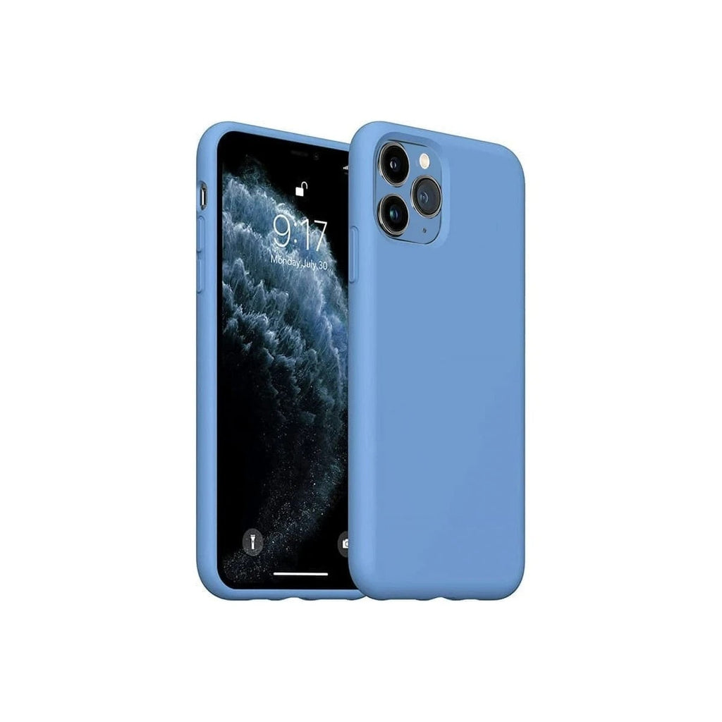 Mey İthalat® iPhone 11 Pro Max Kılıf Nano içi Kadife Silikon - Mavi
