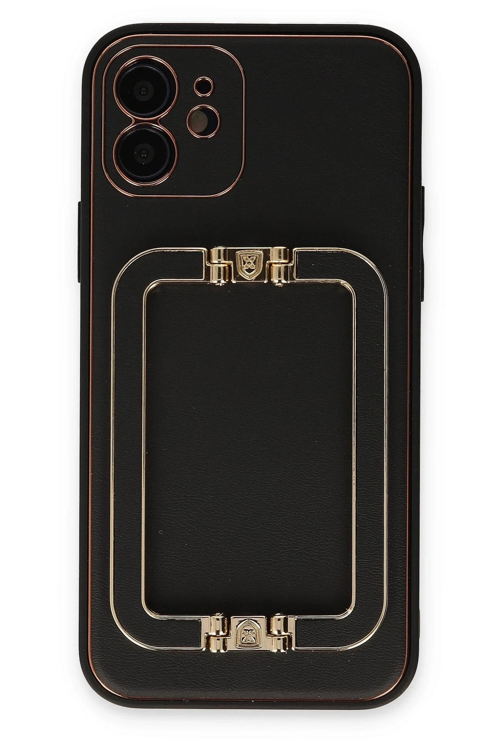 Mey İthalat® iPhone 12 Kılıf Coco Elit Kapak - Siyah
