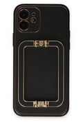 Mey İthalat® iPhone 12 Kılıf Coco Elit Kapak - Siyah
