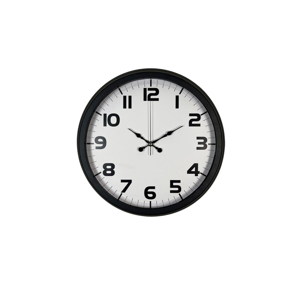 Black Simplex 40 Cm Metal Duvar Saati