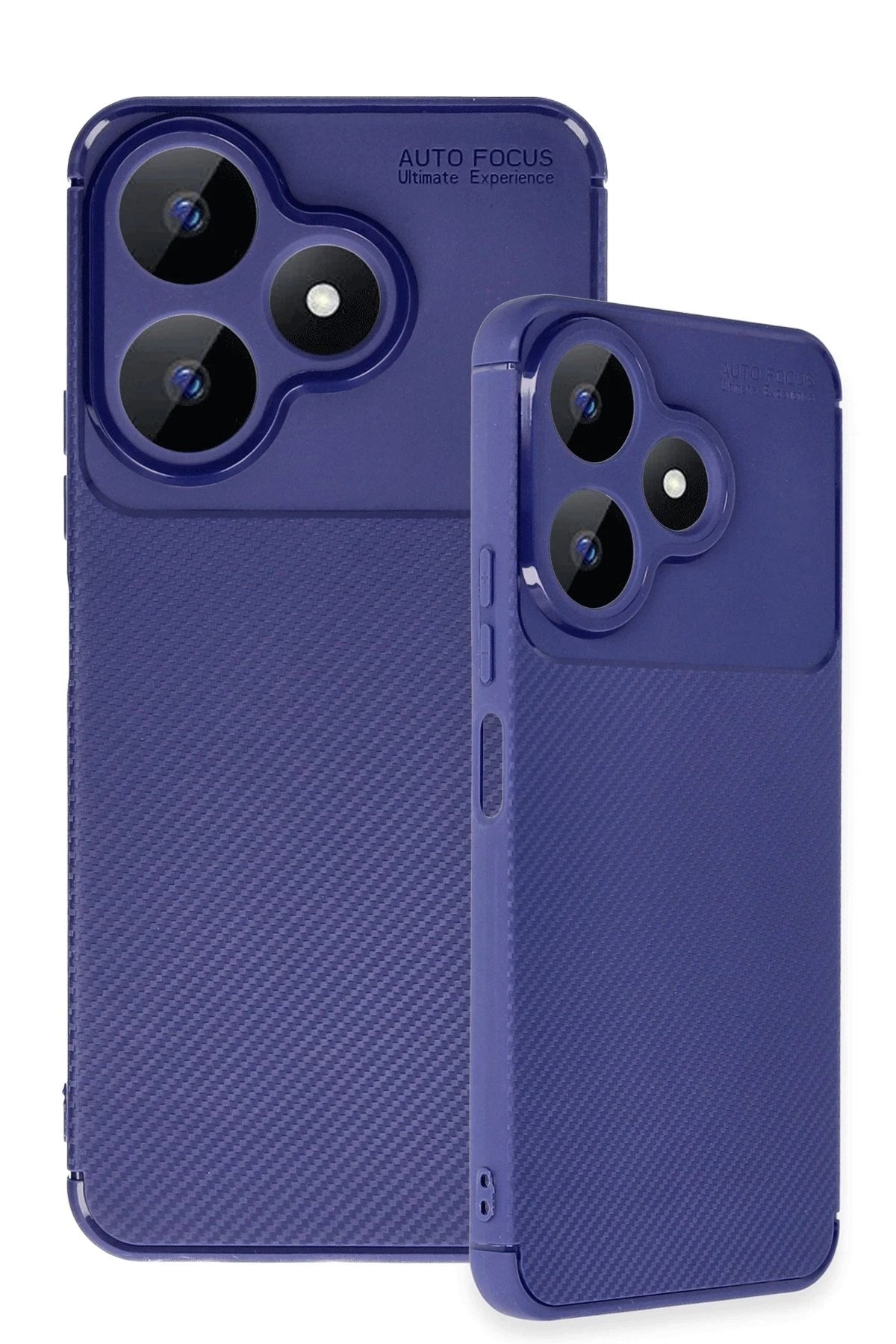 Mey İthalat® Redmi 13 4G Kılıf Auto Focus Karbon Kapak - Lacivert