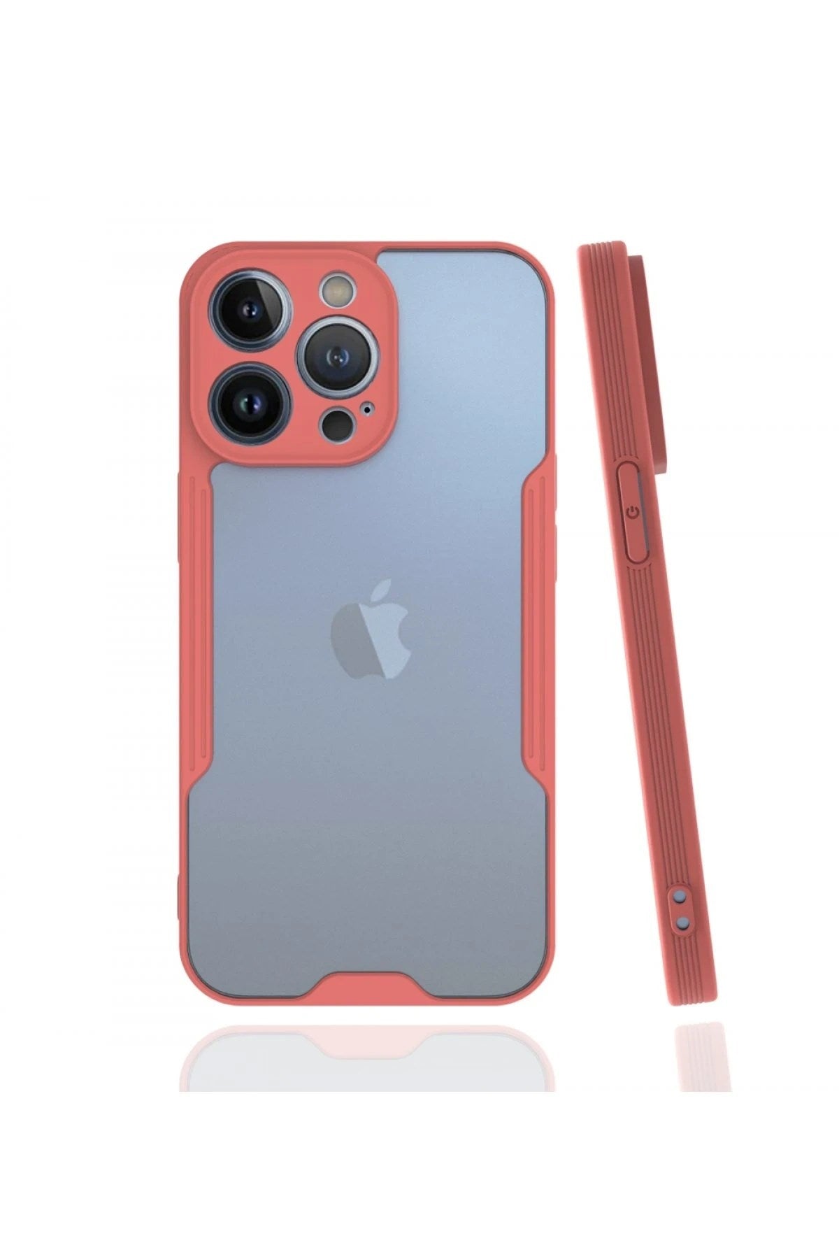Mey İthalat® iPhone 13 Pro Kılıf Platin Silikon - Pembe