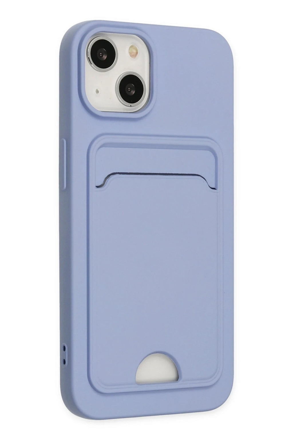 Mey İthalat® iPhone 14 Plus Kılıf Kelvin Kartvizitli Silikon - Lila