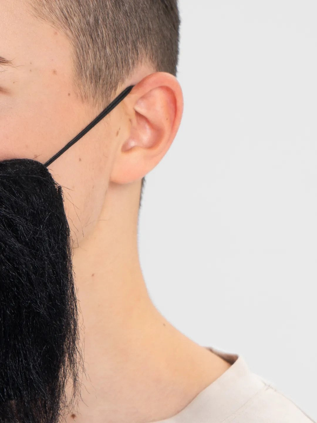 Mey İthalat® Siyah Renk Takma Sakal Bıyık Takımı