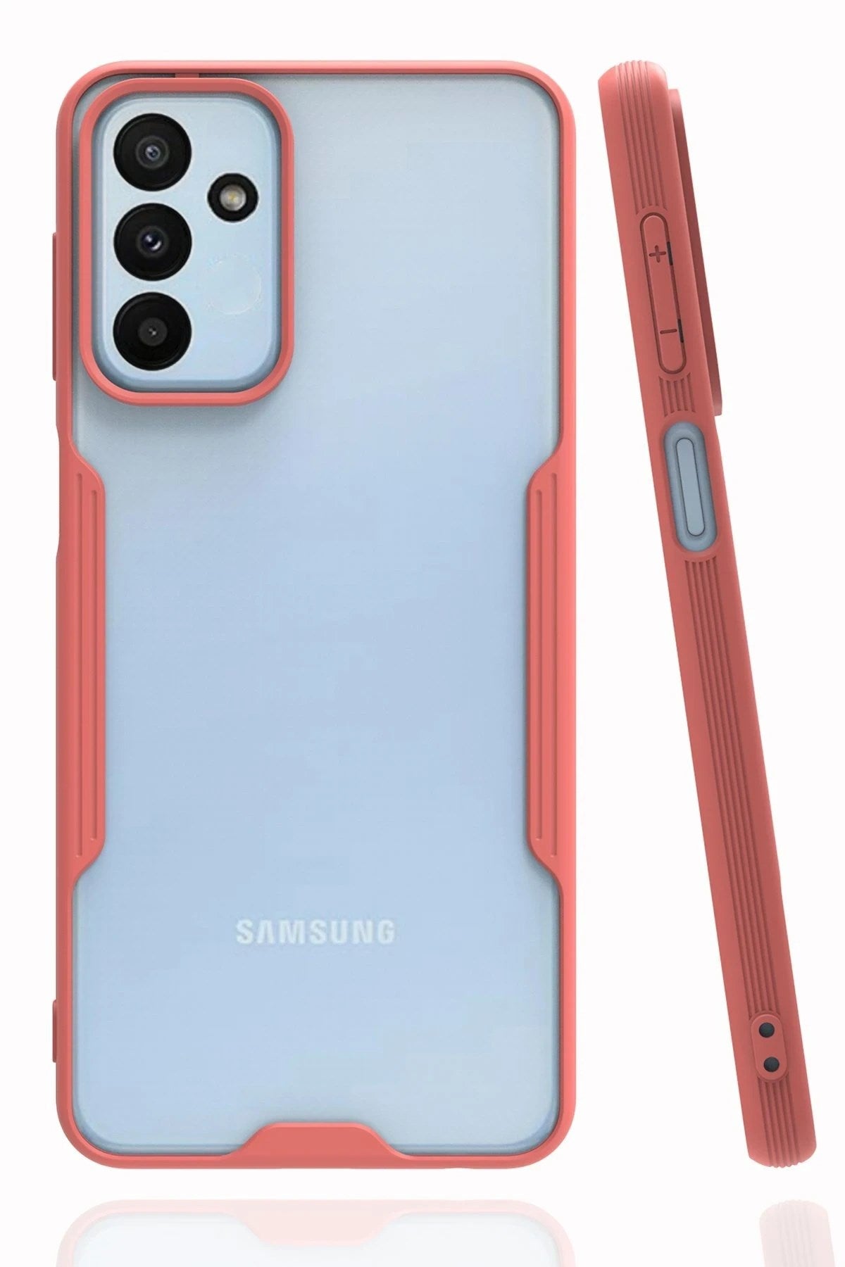 Mey İthalat® Samsung Galaxy M23 Kılıf Platin Silikon - Pembe