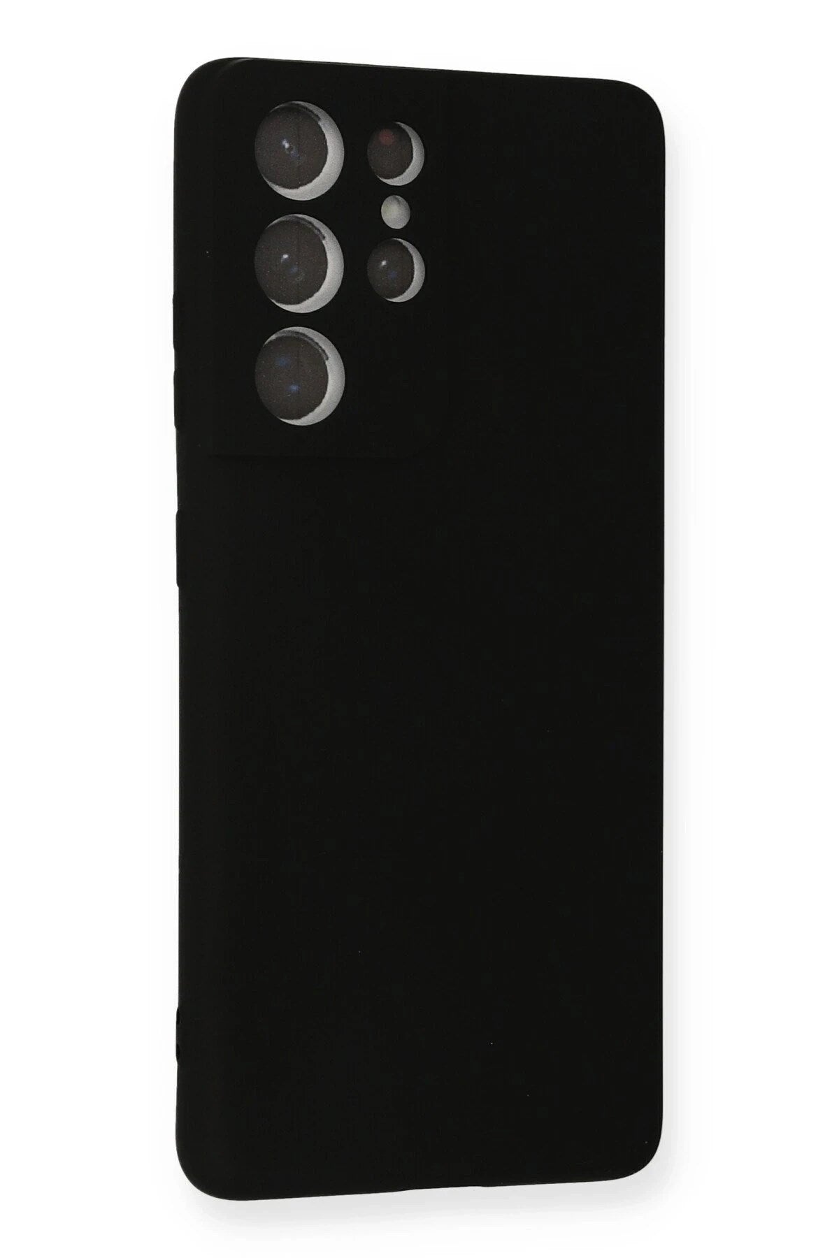 Mey İthalat® Samsung Galaxy S21 Ultra Kılıf Nano içi Kadife Silikon - Siyah