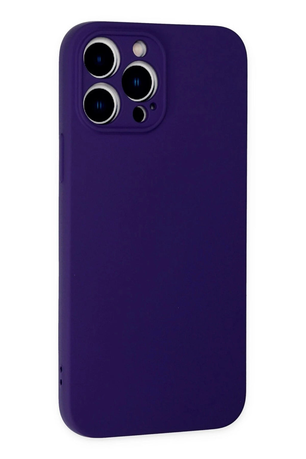 Mey İthalat® iPhone 13 Pro Kılıf Nano içi Kadife Silikon - Mor