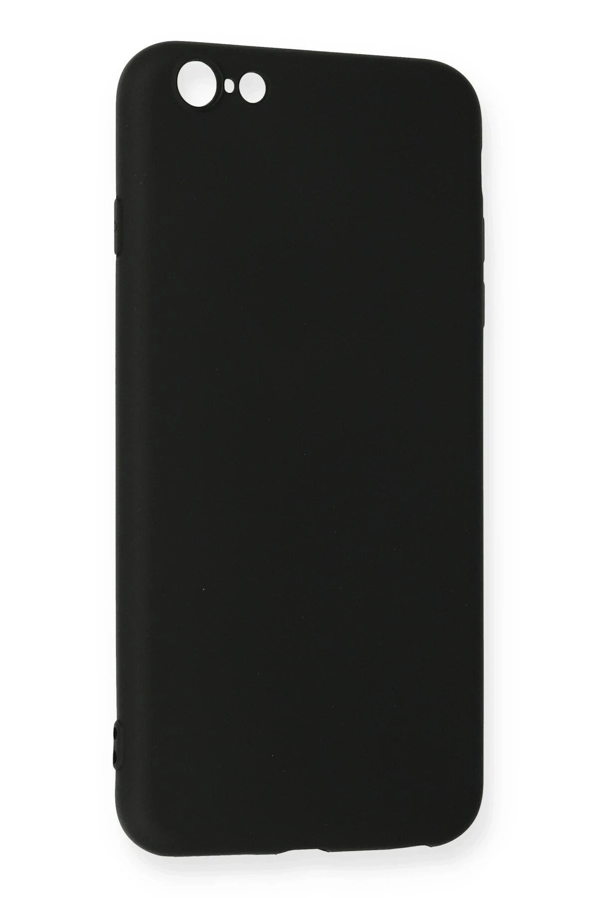 Mey İthalat® iPhone 6 Plus Kılıf Nano içi Kadife Silikon - Siyah