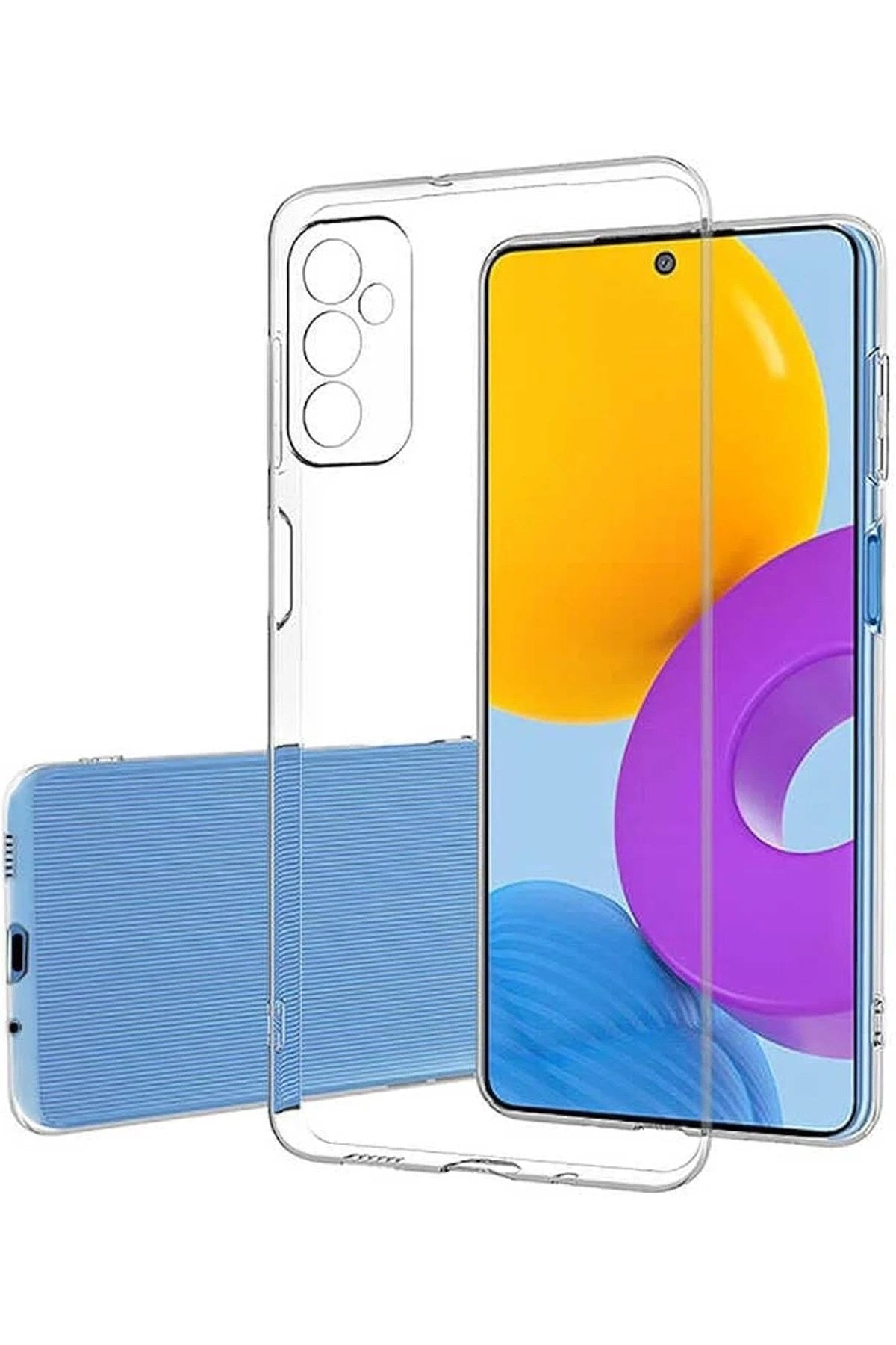 Mey İthalat® Samsung Galaxy A15 4G Kılıf Lüx Şeffaf Silikon
