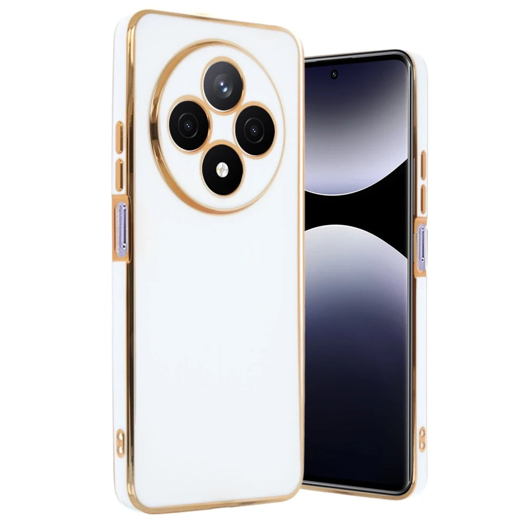 Mey İthalat® Redmi 14C Kılıf Volet Silikon - Beyaz