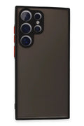 Mey İthalat® Samsung Galaxy S24 Ultra Kılıf Montreal Silikon Kapak - Siyah