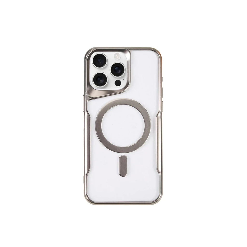 Mey İthalat® iPhone 11 Pro Max Kılıf Boyi Magsafe Silikon Kapak - Gümüş