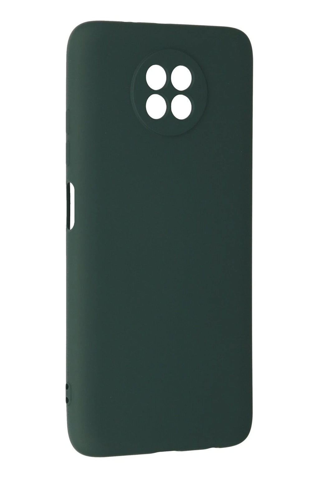 Mey İthalat® Redmi Note 9 5G Kılıf Nano içi Kadife Silikon - Koyu Yeşil