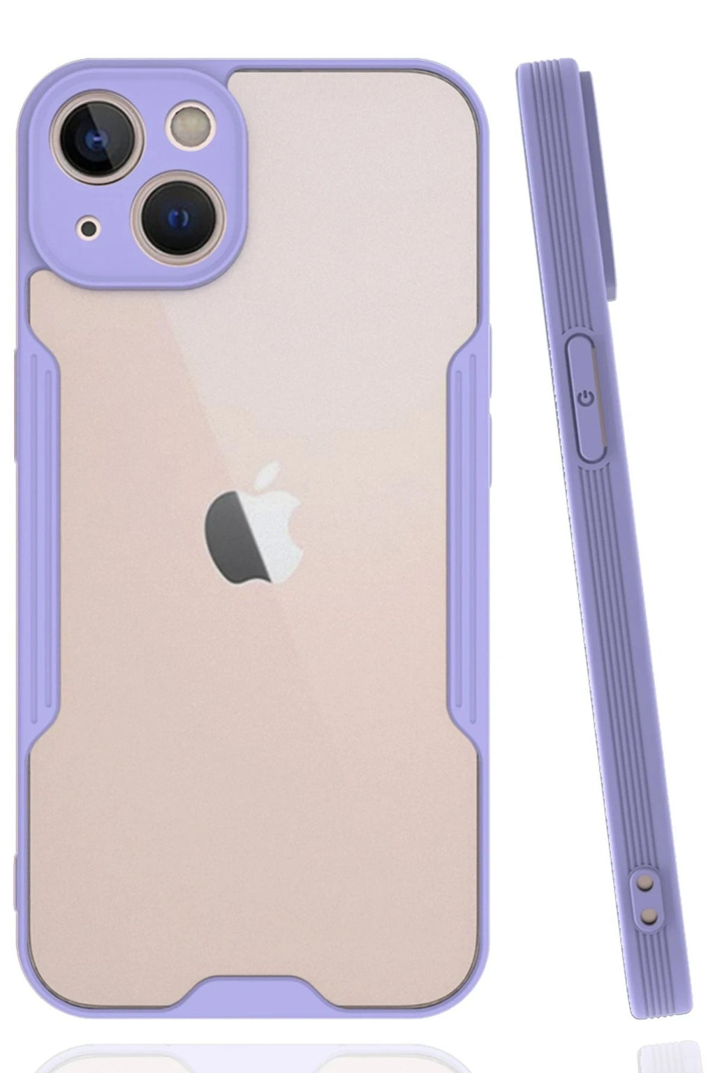 Mey İthalat® iPhone 14 Plus Kılıf Platin Silikon - Lila