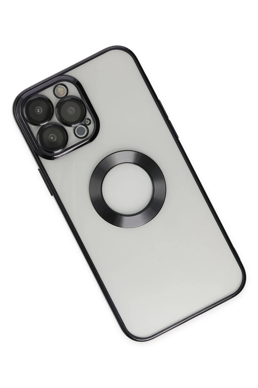 Mey İthalat® iPhone 14 Pro Kılıf Slot Silikon - Siyah