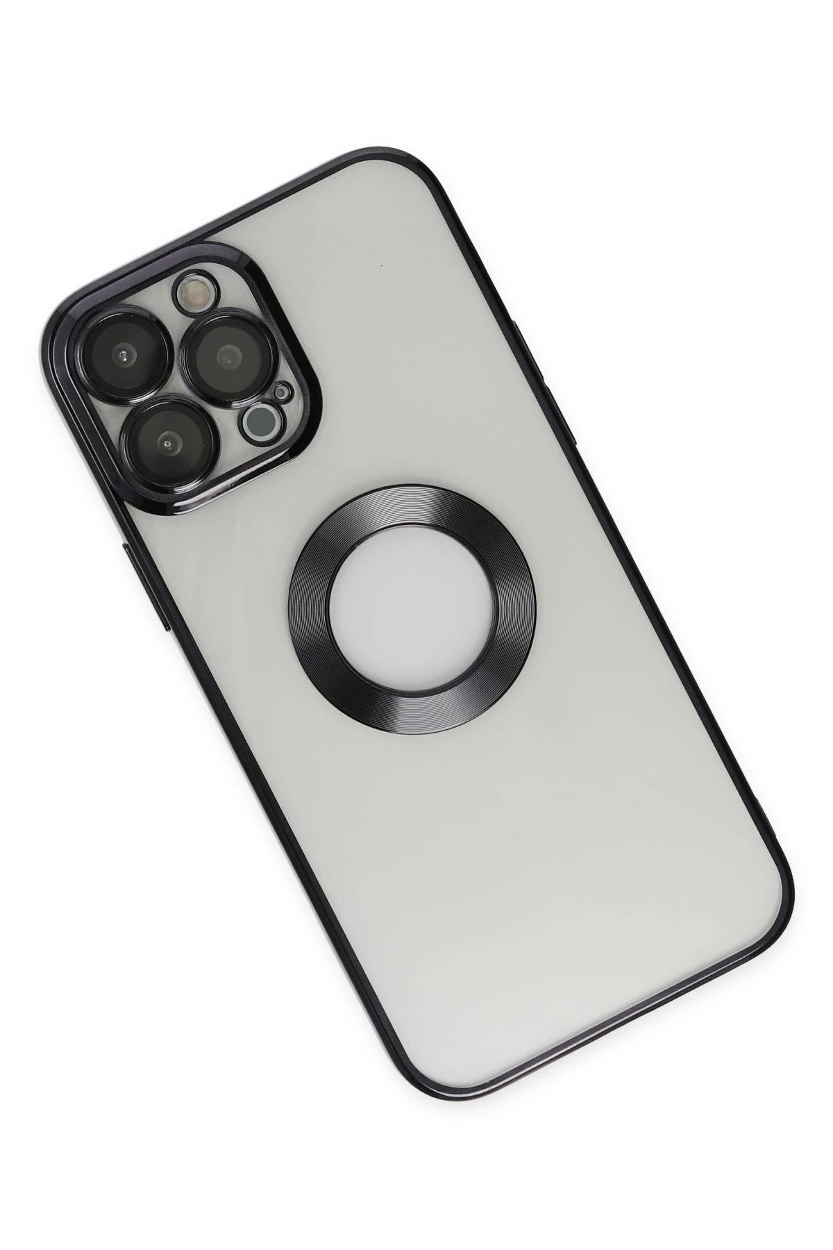 Mey İthalat® iPhone 14 Pro Kılıf Slot Silikon - Siyah