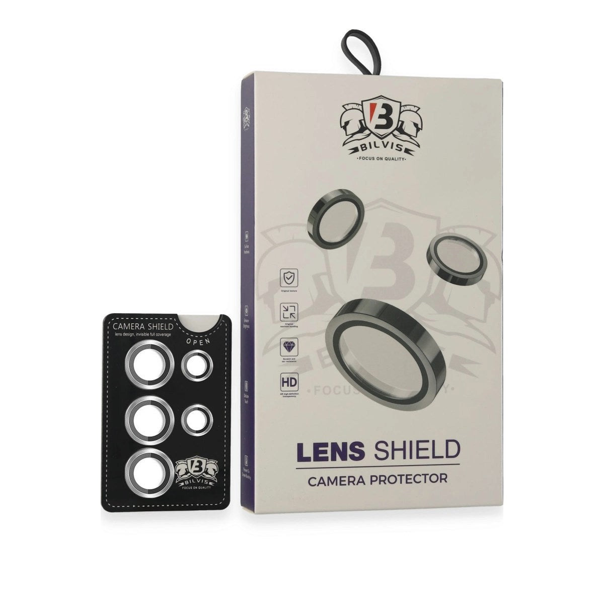 Mey İthalat® Samsung Galaxy S25 Ultra Bilvis Titan Kamera Lens - Gümüş