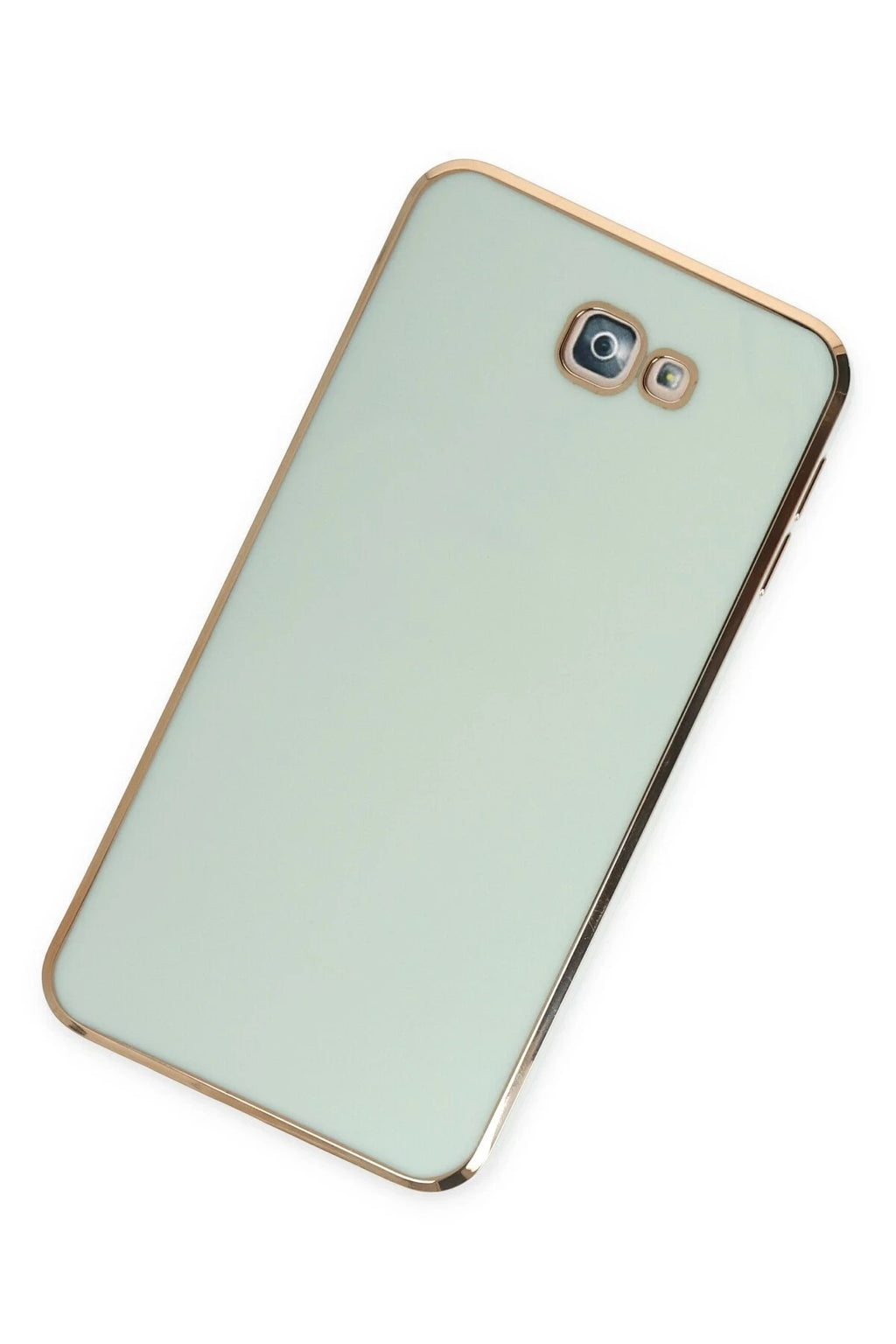 Mey İthalat® Samsung Galaxy J7 Prime Kılıf Volet Silikon - Açık Yeşil