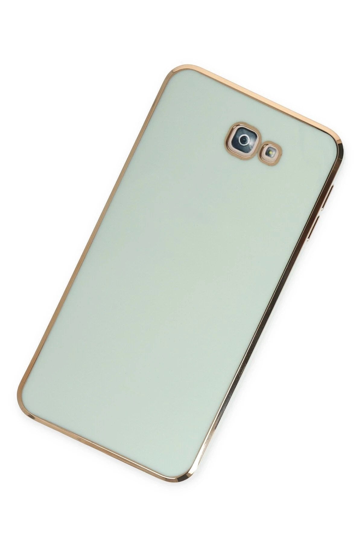 Mey İthalat® Samsung Galaxy J7 Prime Kılıf Volet Silikon - Açık Yeşil