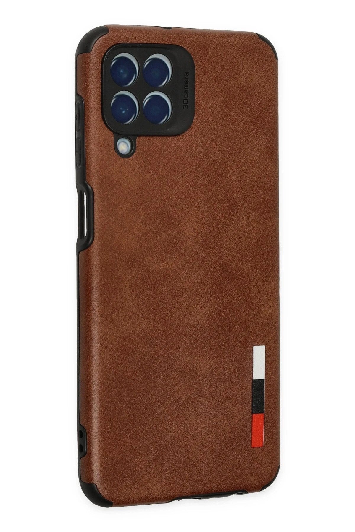 Mey İthalat® Samsung Galaxy M33 Kılıf Loop Deri Silikon - Kahverengi