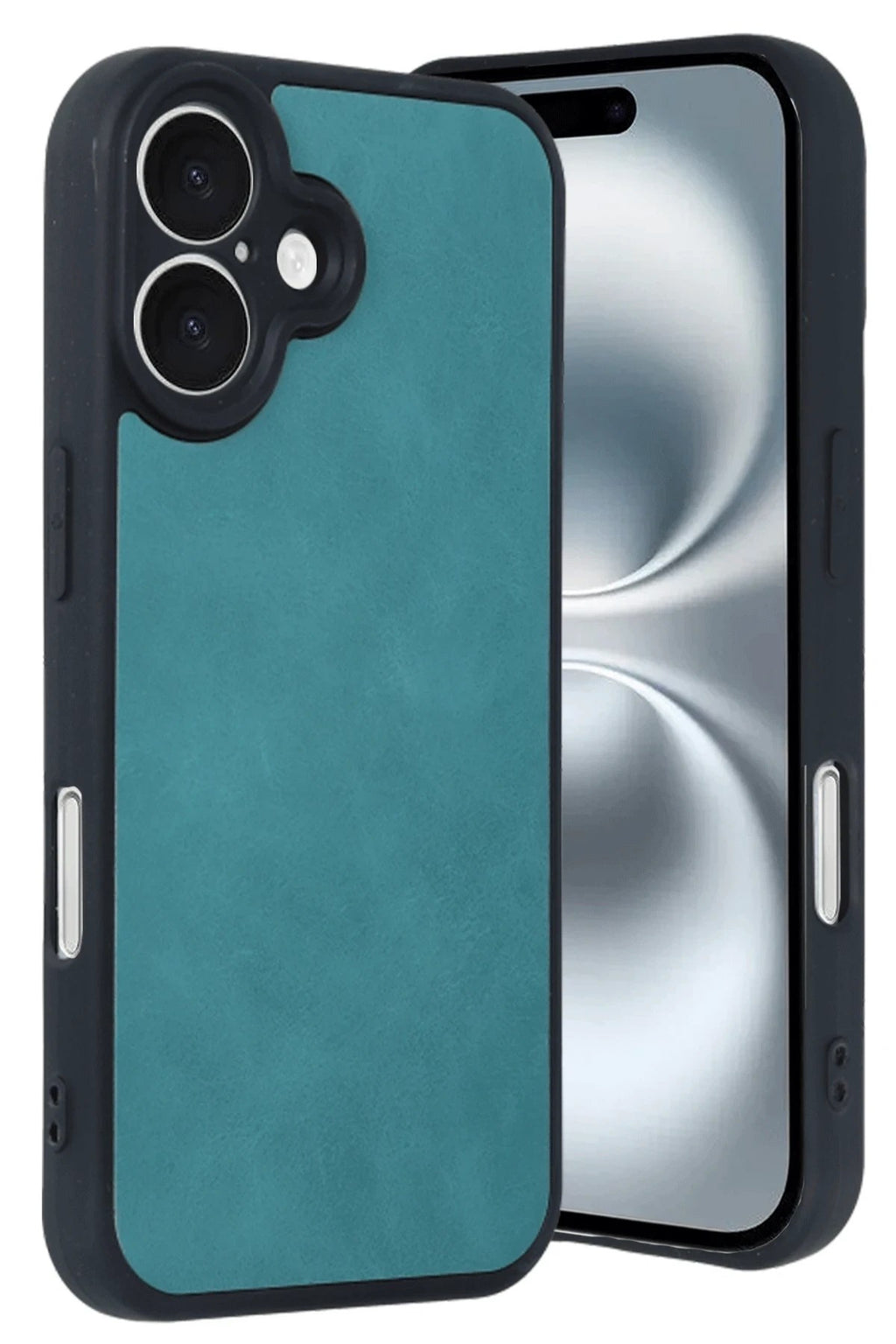 Mey İthalat® iPhone 16 Kılıf Aras Deri Kapak - Açık Yeşil