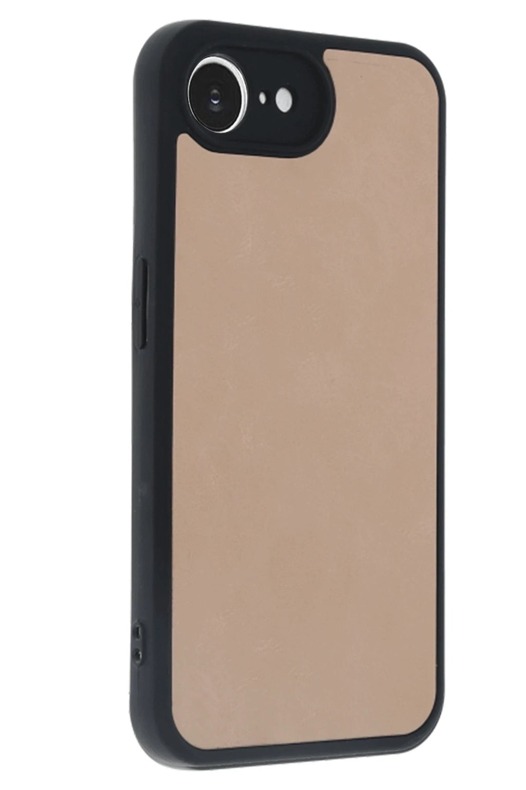 Mey İthalat® iPhone 16E Kılıf Aras Deri Kapak - Pudra