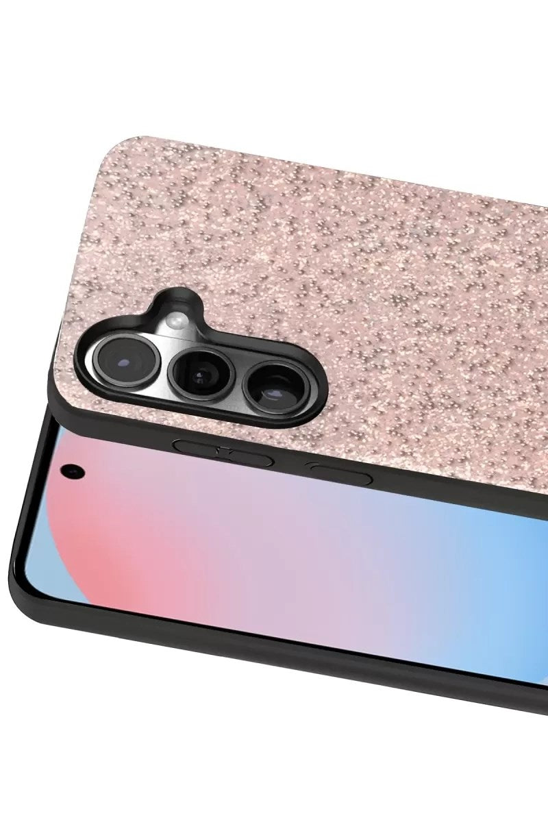 Mey İthalat® Samsung Galaxy S24 Bright Simli Kapak - Pembe