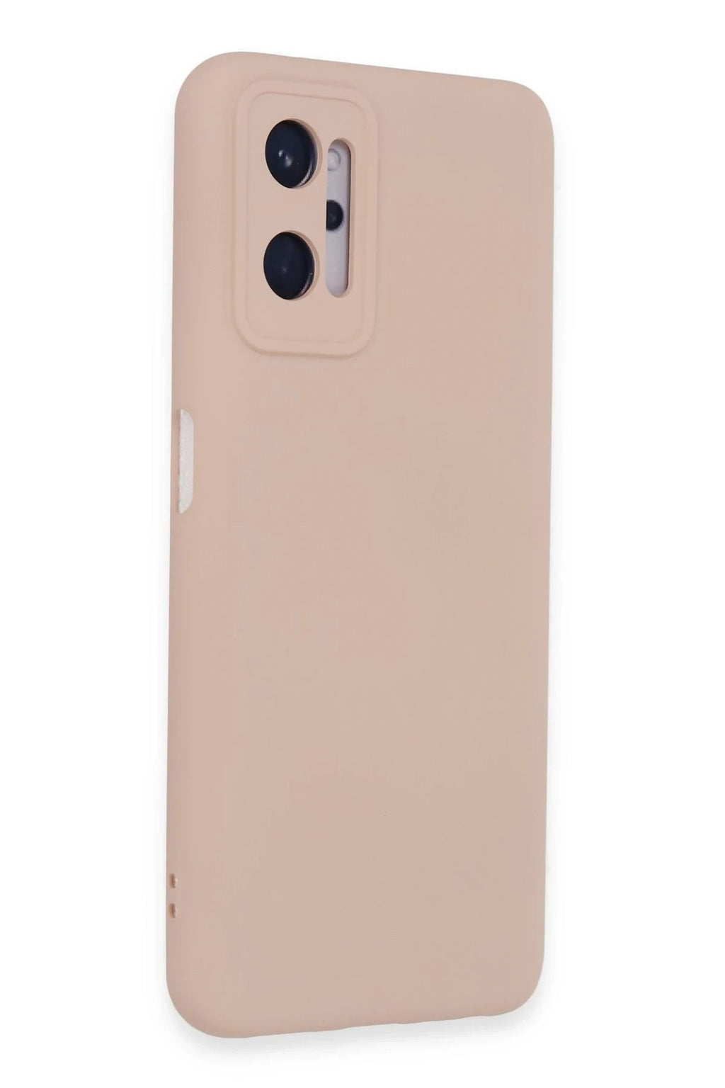 Mey İthalat® Realme 9i 4G Kılıf Nano içi Kadife Silikon - Pudra