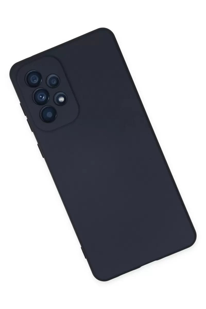 Mey İthalat® Samsung Galaxy A23 4G Kılıf Nano içi Kadife Silikon - Lacivert