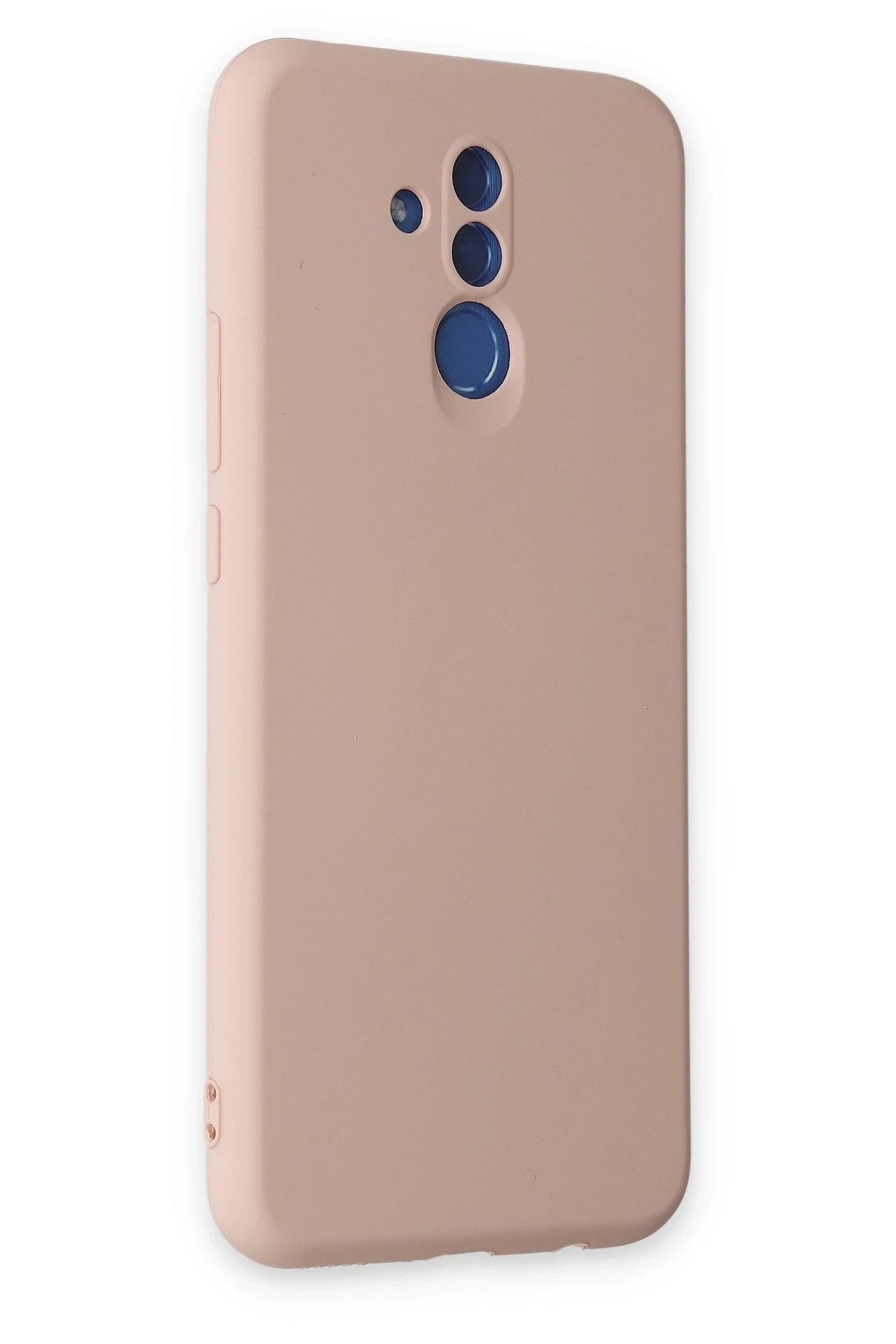 Mey İthalat® Huawei Mate 20 Lite Kılıf Nano içi Kadife Silikon - Pudra