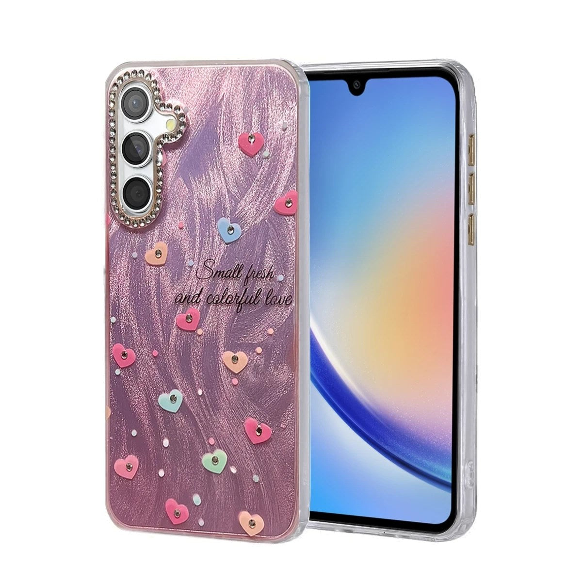Mey İthalat® Samsung Galaxy A34 5G Kılıf Blade Aynalı Desenli Kapak - Desen 8