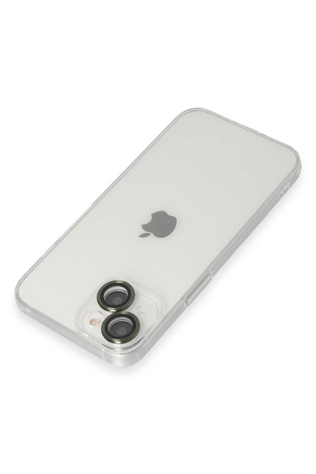 Mey İthalat® iPhone 14 Kılıf Luko Lens Silikon - Yeşil