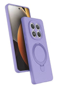 Mey İthalat® Redmi Note 15 Pro 4G Regal Magsafe Standlı Kapak - Lila
