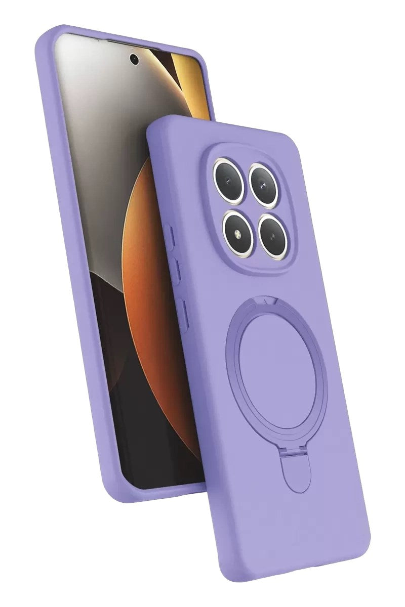 Mey İthalat® Redmi Note 15 Pro 4G Regal Magsafe Standlı Kapak - Lila
