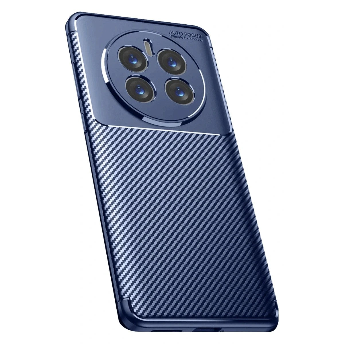 Mey İthalat® Realme 12 Pro Plus Kılıf Auto Focus Karbon Kapak - Lacivert