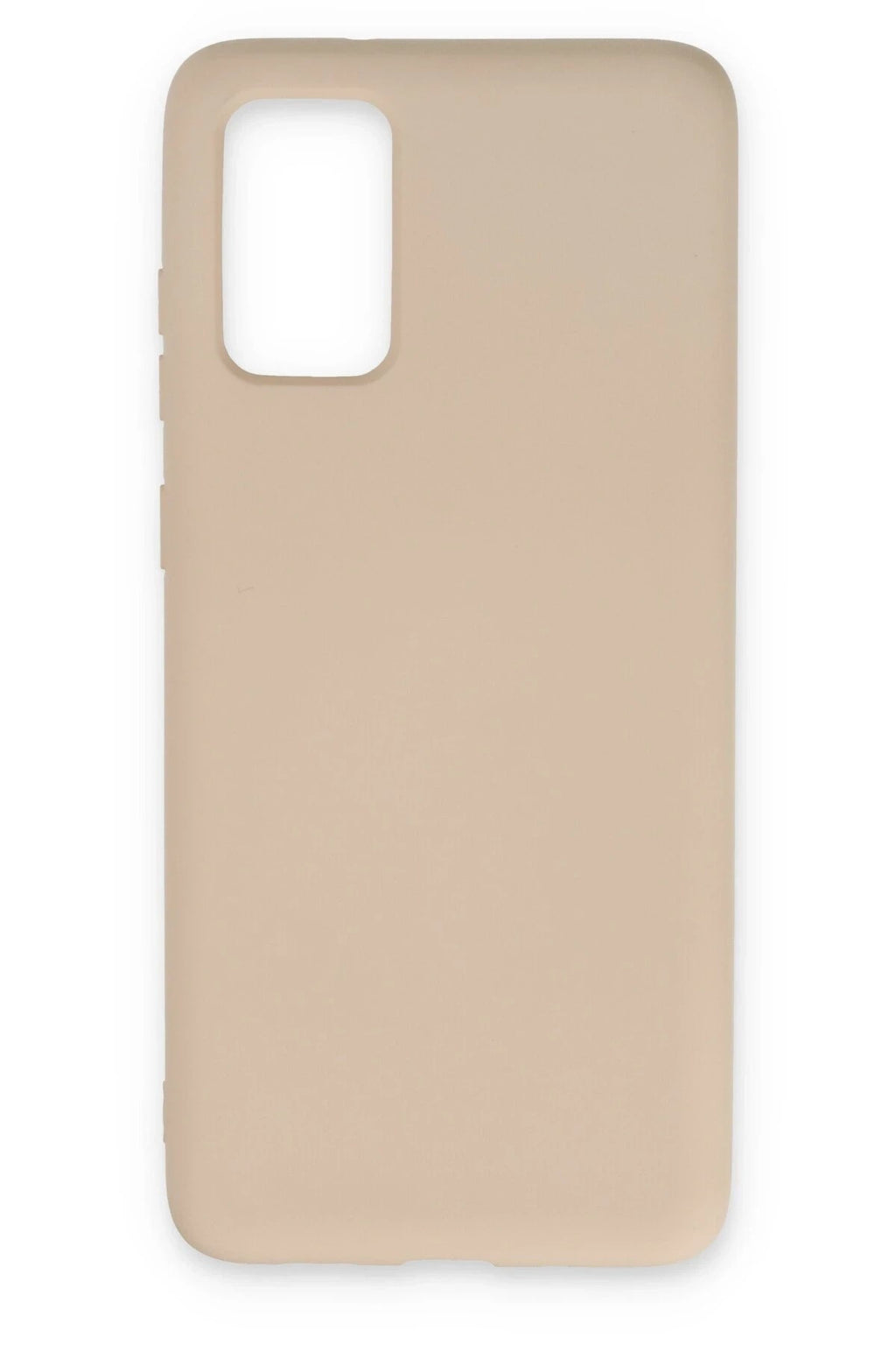 Mey İthalat® Samsung Galaxy S20 Kılıf Nano içi Kadife Silikon - Pudra
