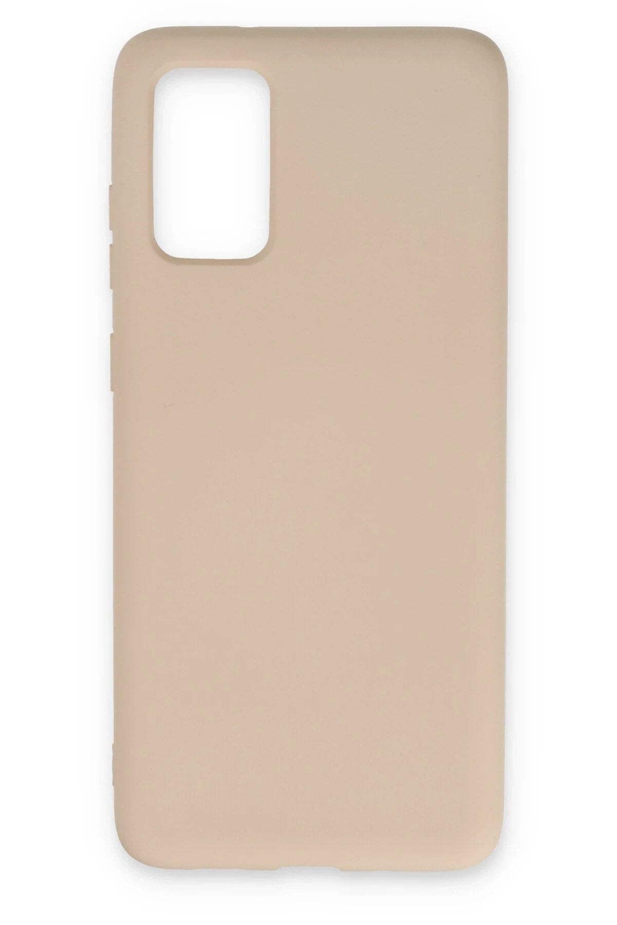 Mey İthalat® Samsung Galaxy S20 Kılıf Nano içi Kadife Silikon - Pudra
