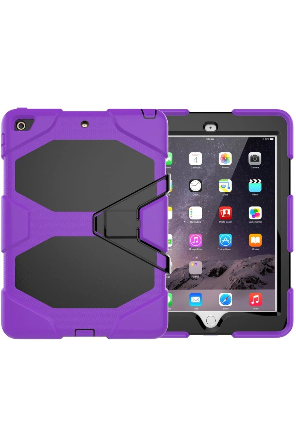 Mey İthalat® iPad 5 Air 9.7 Kılıf Griffin Tablet Kapak - Mor