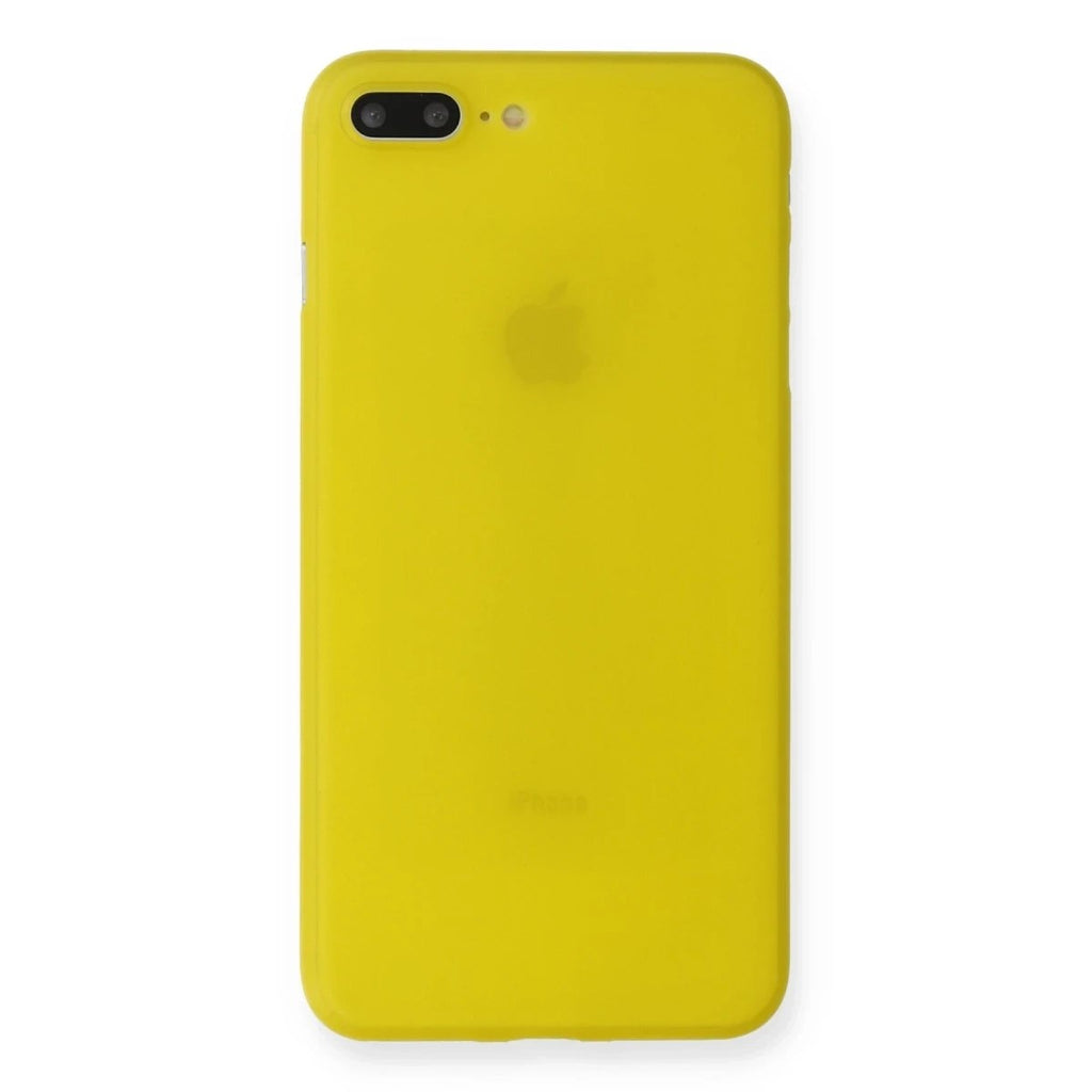Mey İthalat® iPhone 7 Plus Kılıf PP Ultra İnce Kapak - Sarı