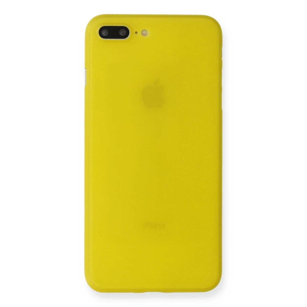 Mey İthalat® iPhone 7 Plus Kılıf PP Ultra İnce Kapak - Sarı