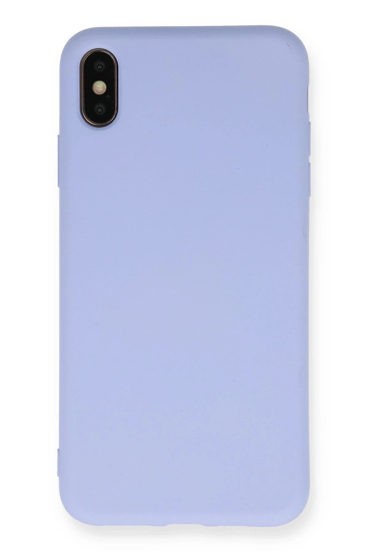 Mey İthalat® iPhone XS Max Kılıf Nano içi Kadife Silikon - Lila